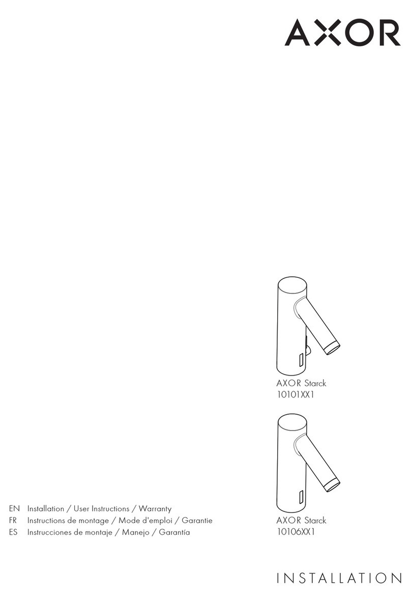 Hans Grohe AXOR Starck 10101 1 Series Instruction Manual