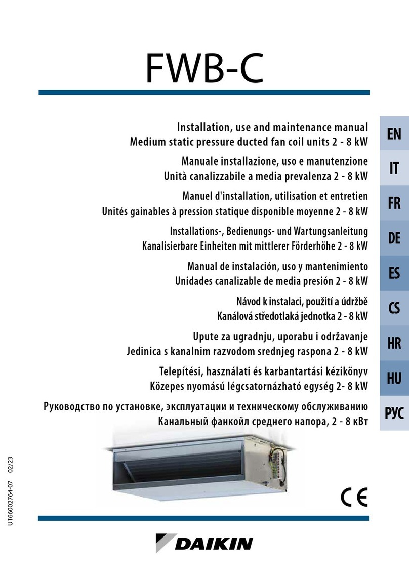Daikin FWB-C 04 Specification sheet
