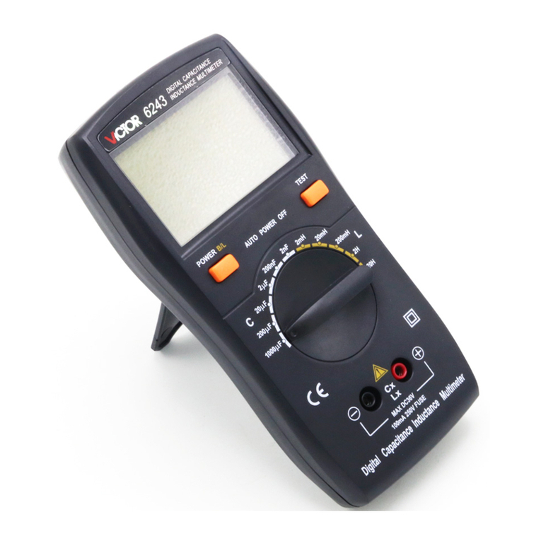 Victor VC6243 User manual Victor VC6243 User manual