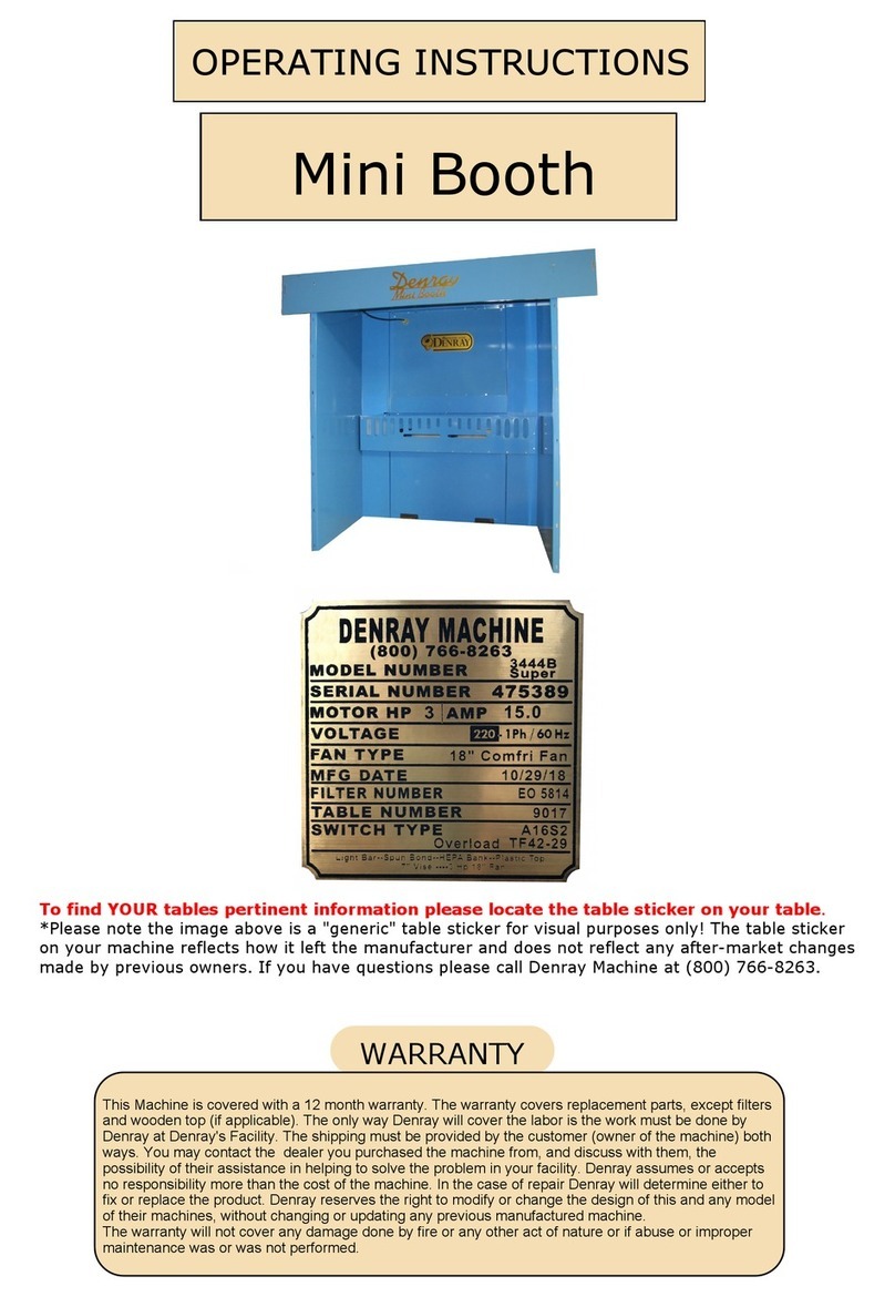 Denray 3444B Super instruction manual