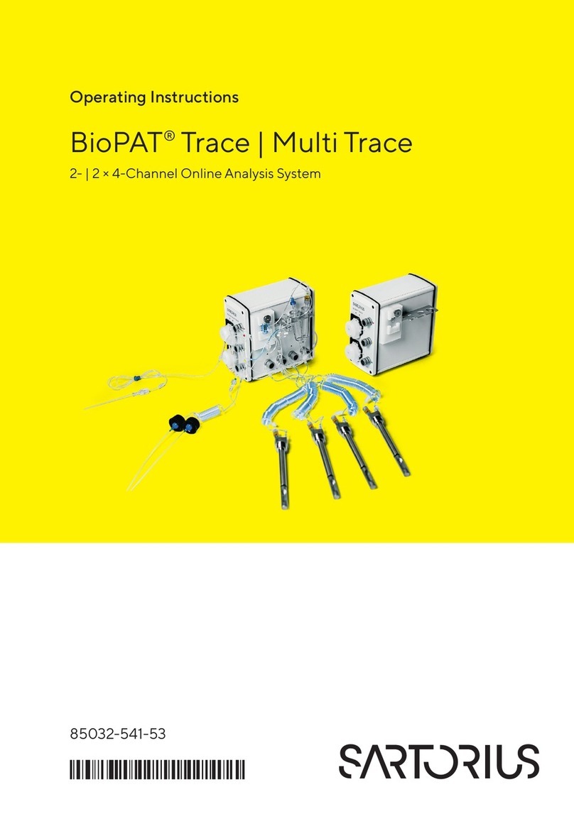 Sartorius BioPAT Trace User manual