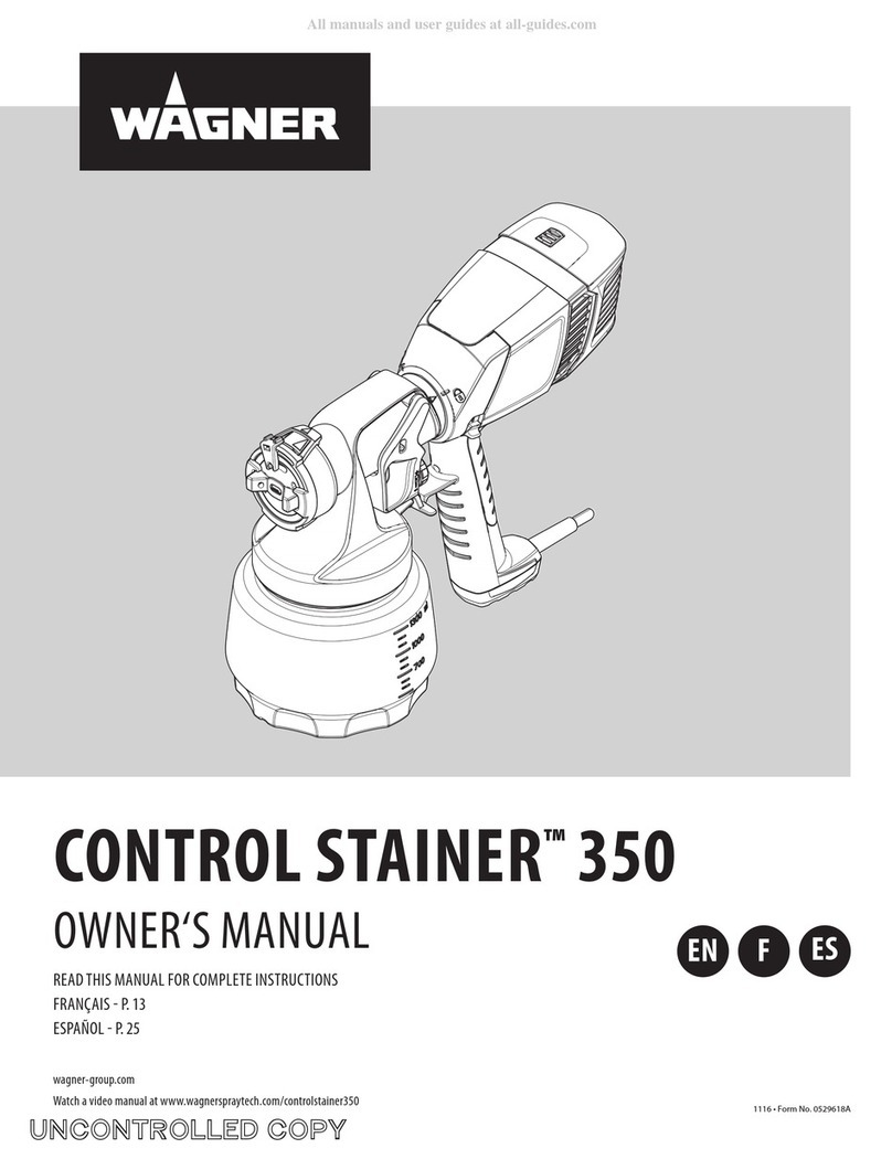 WAGNER Control Stainer 350 User manual