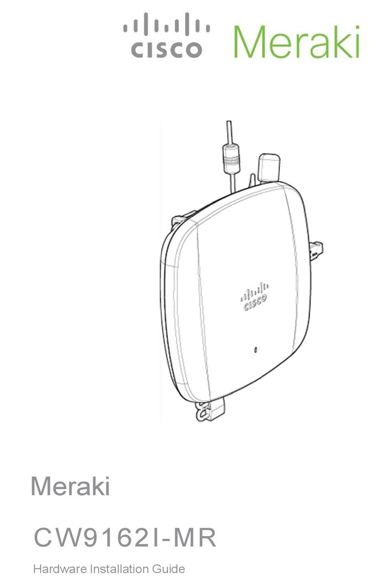 Cisco Meraki CW9162I-MR Hardware installation guide