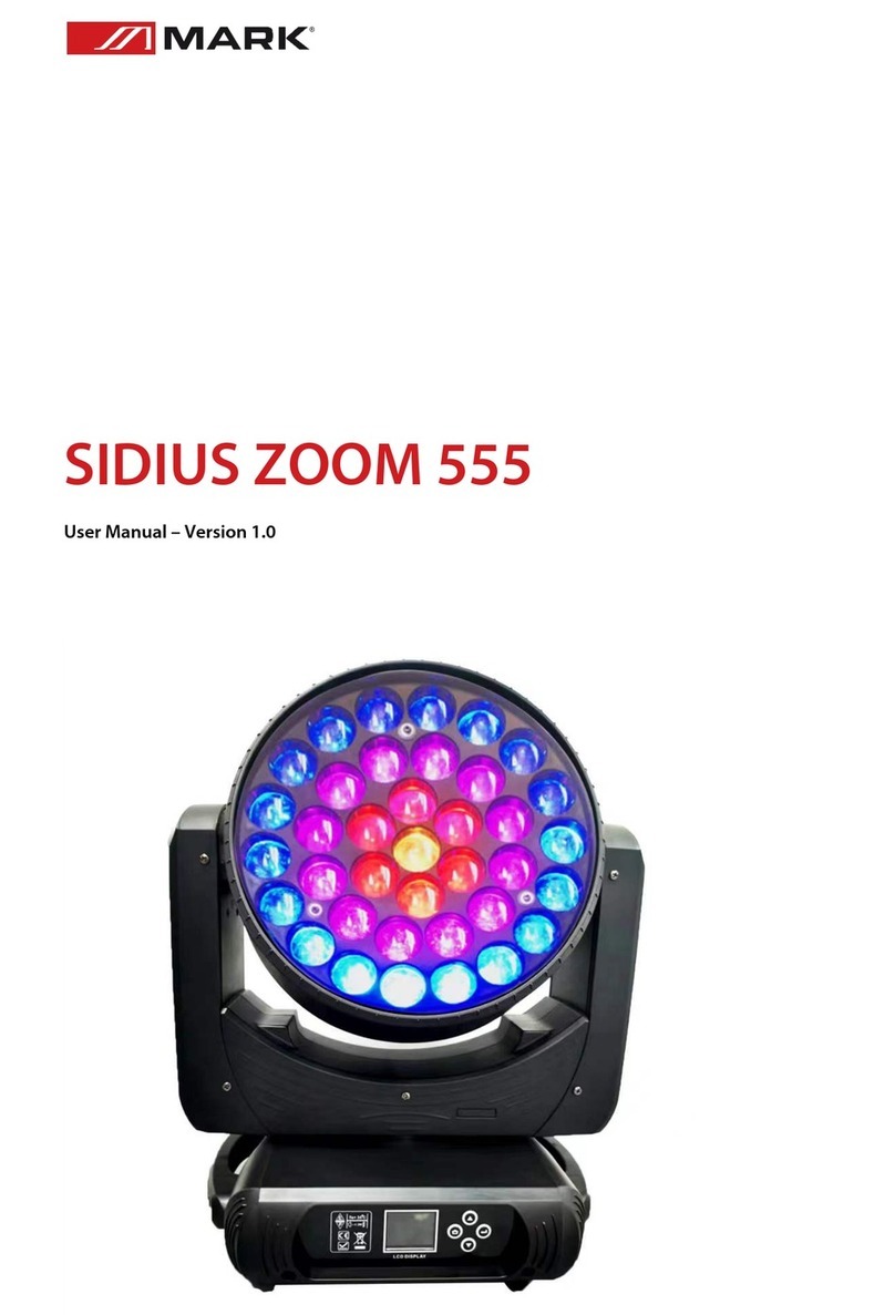 Mark SIDIUS ZOOM 555 user manual