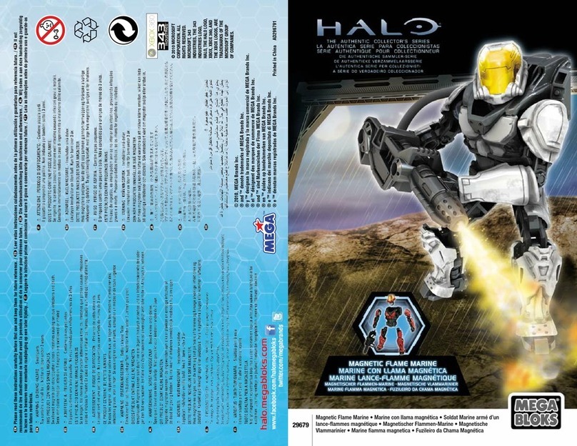 Mega Bloks HALO Authentic Collector's Series User manual
