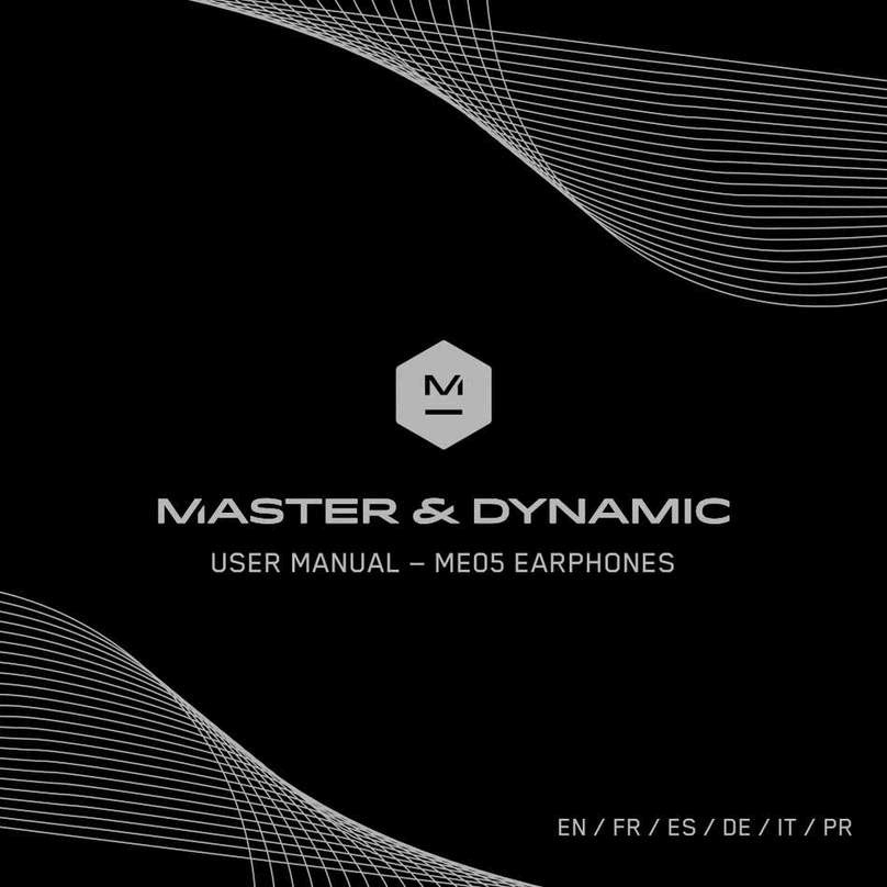 Master&Dynamic ME05 User manual