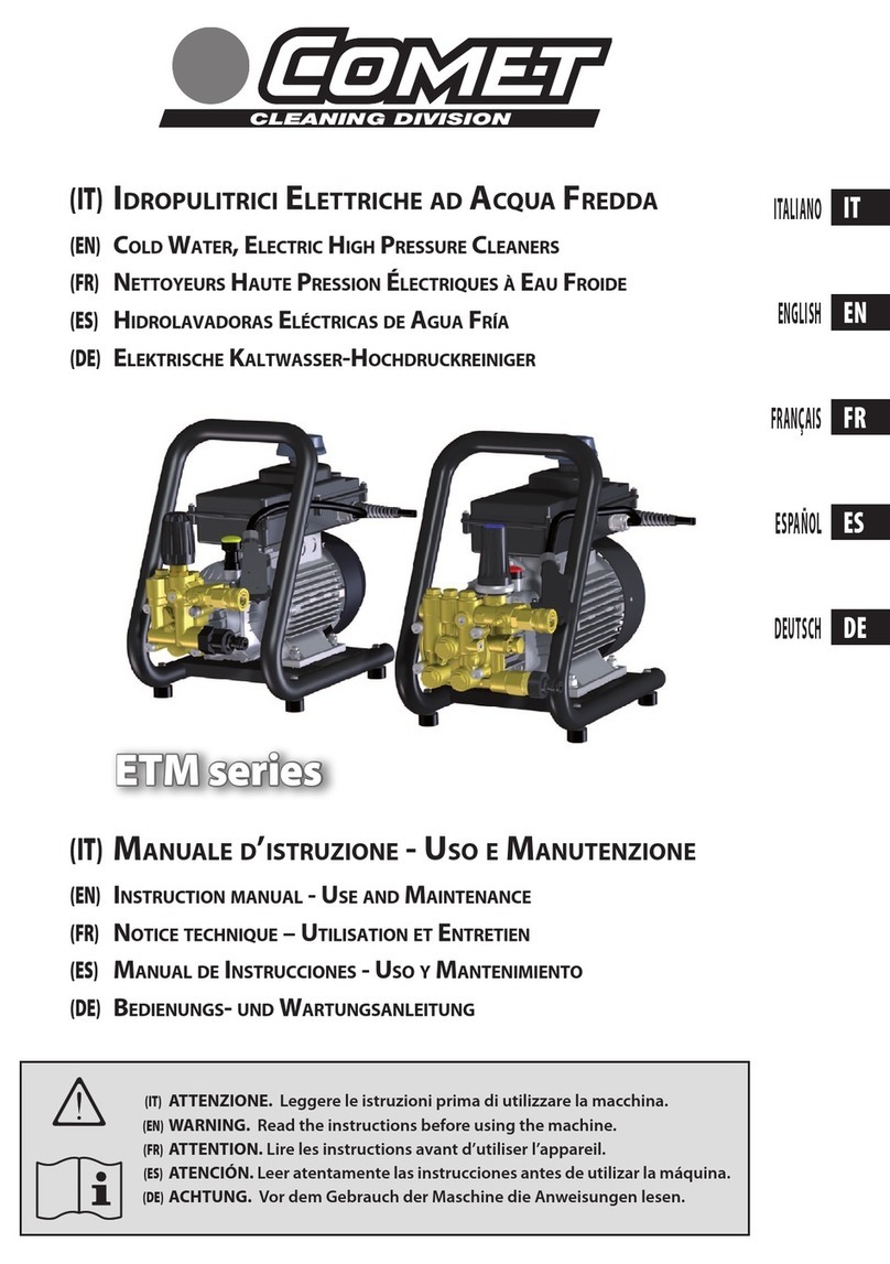 Comet ETM Series instruction manual