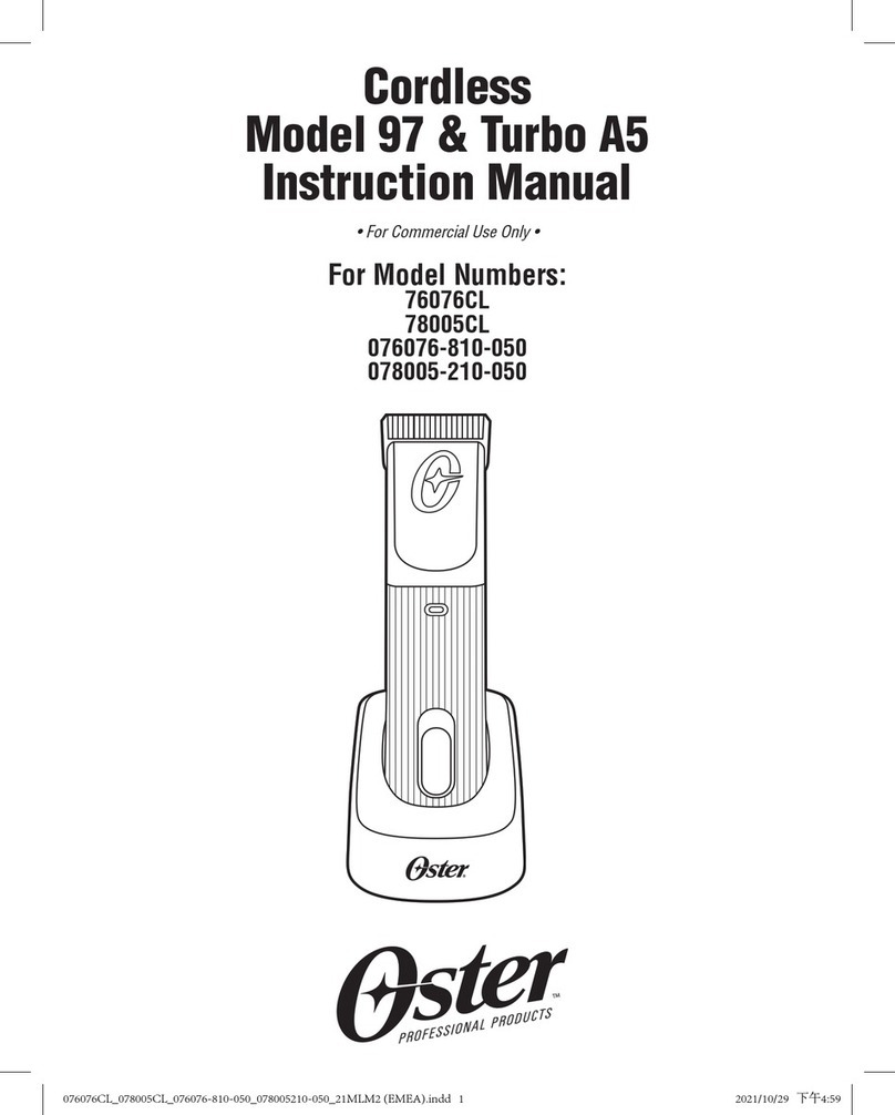 Oster 97 instruction manual