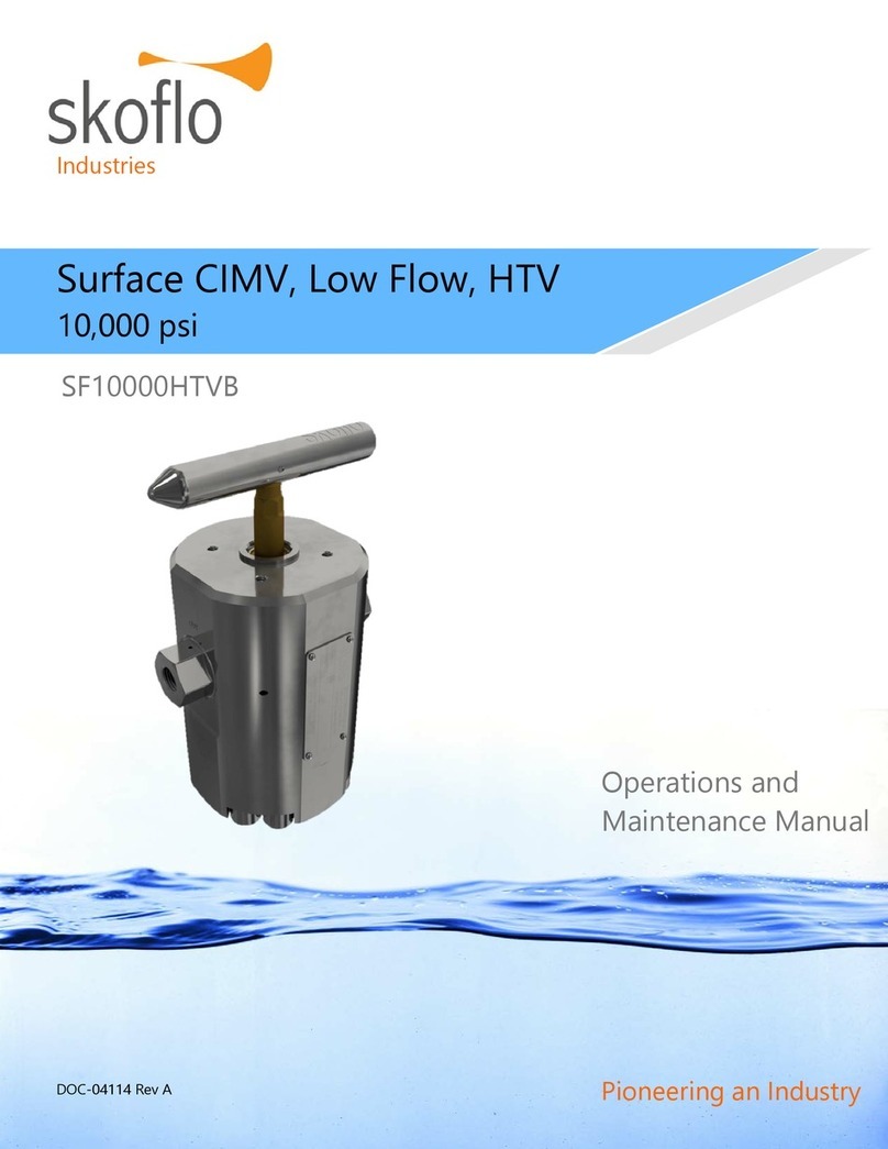 SkoFlo Industries SF10000HTVB Operation and maintenance manual