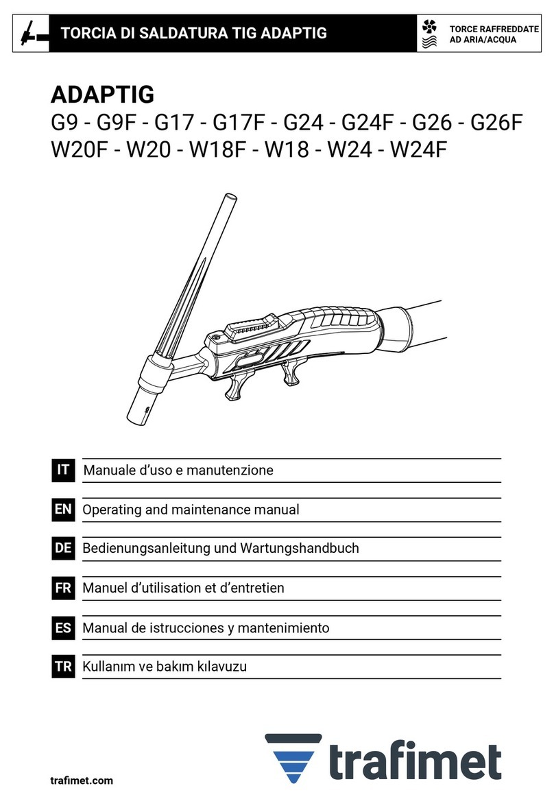 Trafimet ADAPTIG G9 Operating and maintenance manual