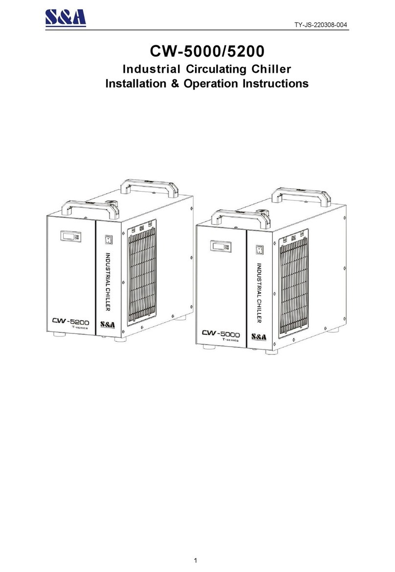 S&A CW-5000 Series Installation & operation instructions