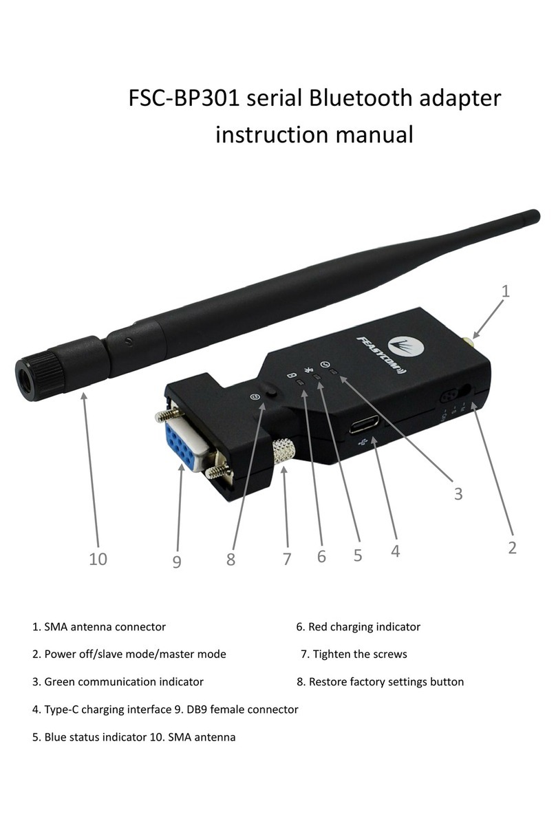 Feasycom FSC-BP301 Serial instruction manual