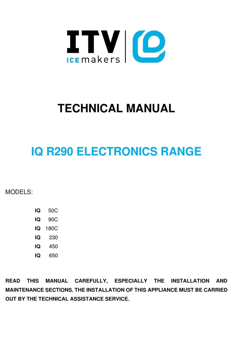 ITV ICE MAKERS IQ 50C User manual