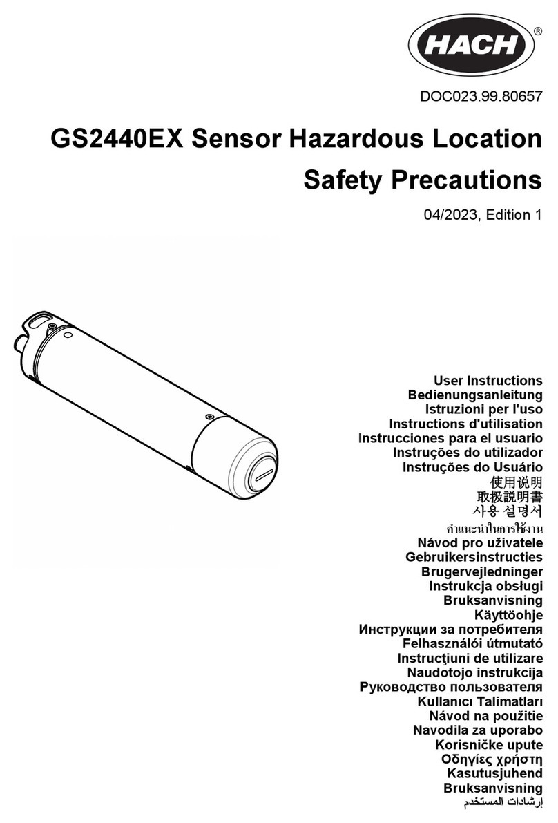 Hach GS2440EX User manual