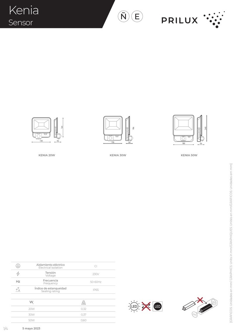 Prilux KENIA 20W User manual