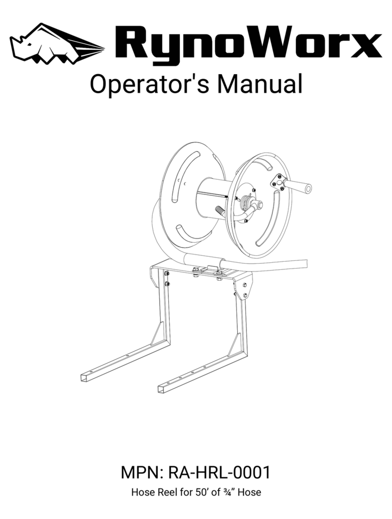 RYNO WORX RA-HRL-0001 Operator's manual
