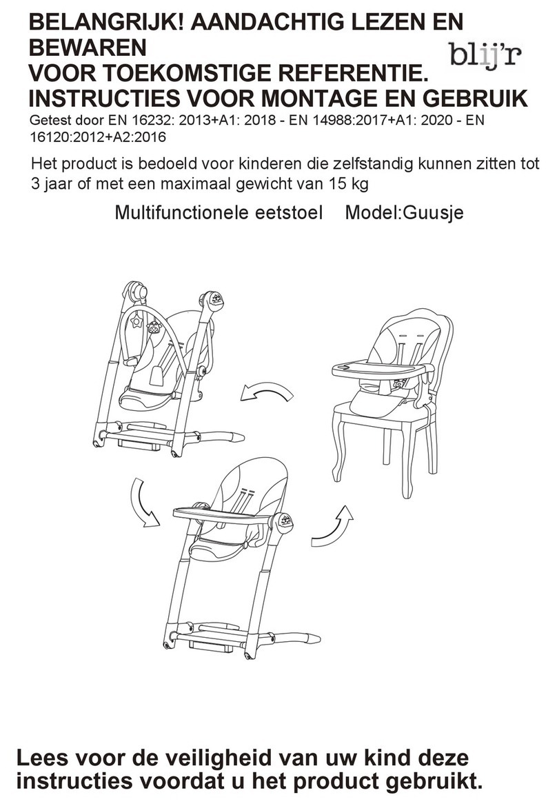 Blij'r Guusje Instructions for assembly and use