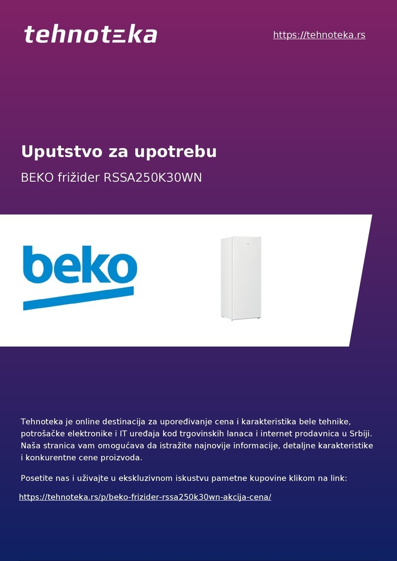 Beko RSSA250K30WN Instructions of use