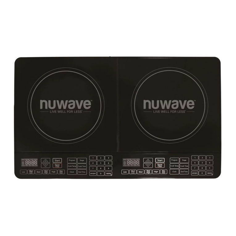 NuWave PIC DOUBLE user manual