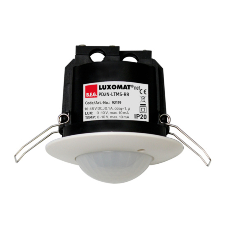 B.E.G. LUXOMAT PD2N-LTMS-RR User manual