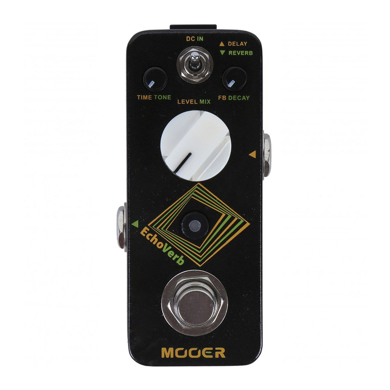 Mooer Micro Series EchoVerb User manual