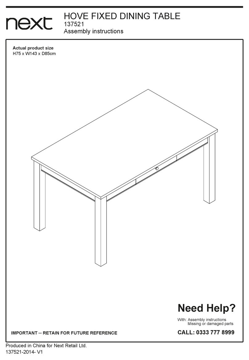 Next HOVE 137521 User manual Next HOVE 137521 User manual