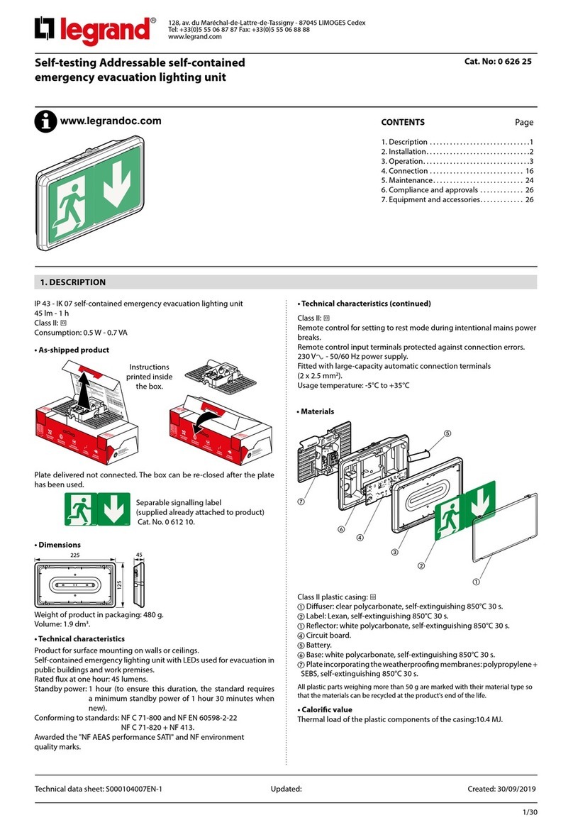 LEGRAND 025626 manual