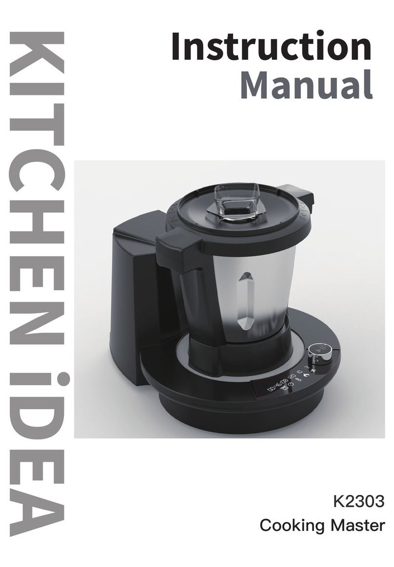 Kitchen Idea Cooking Master K2303 instruction manual Kitchen Idea Cooking Master K2303 instruction manual