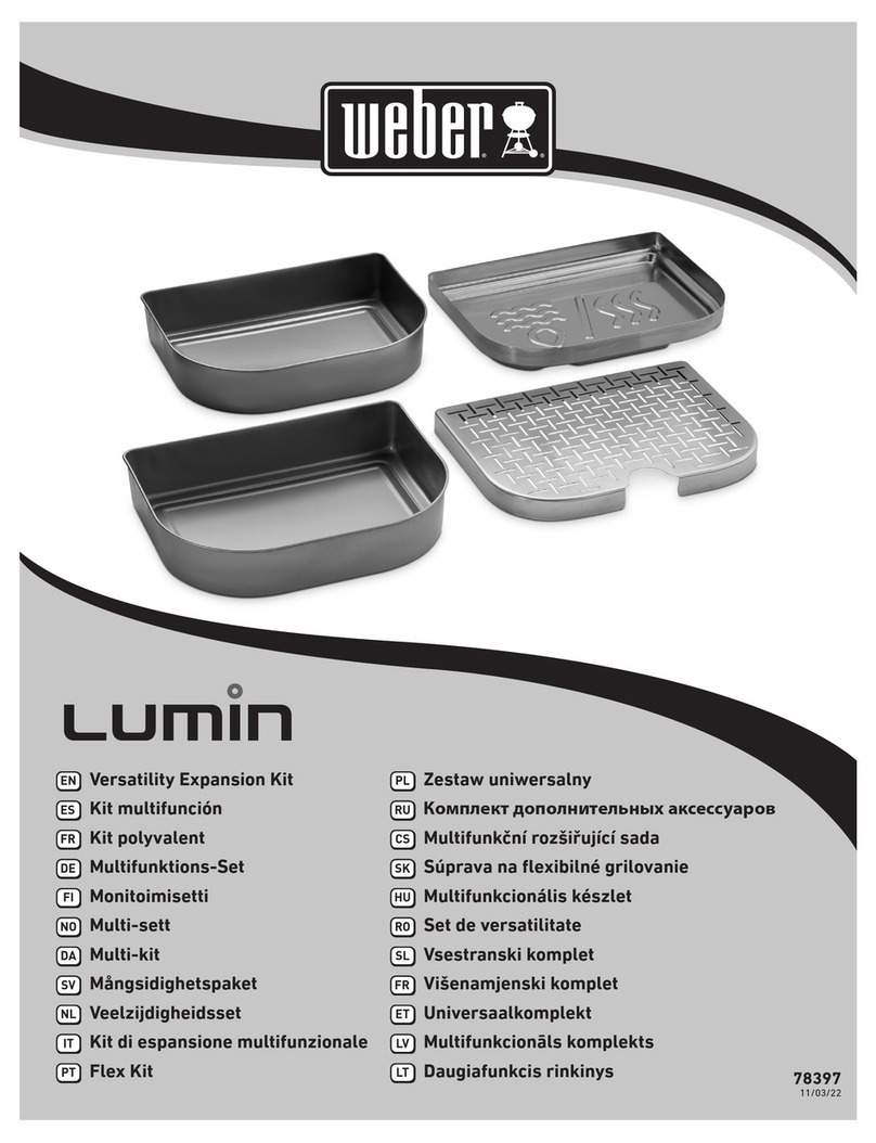 Weber LUMIN User manual Weber LUMIN User manual