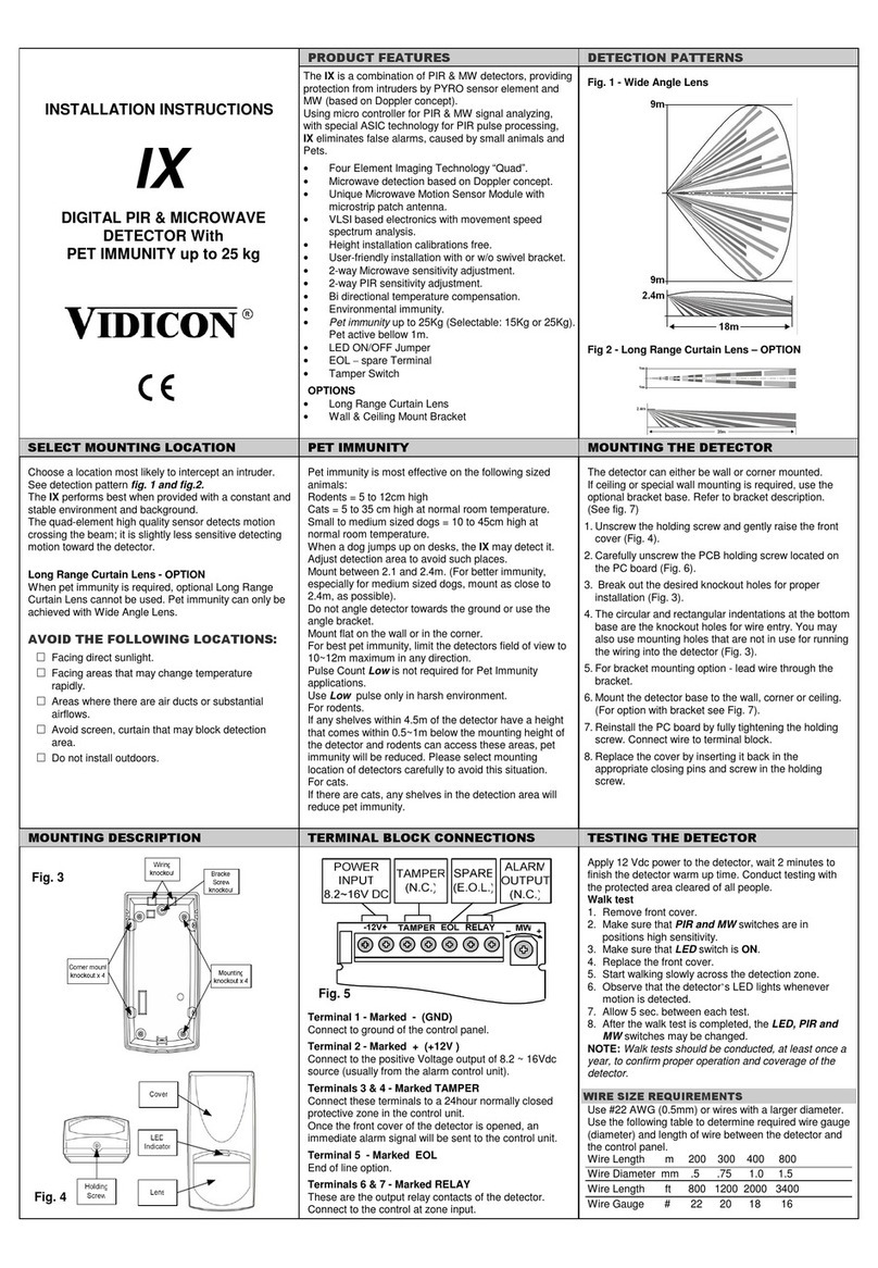VIDICON IX User manual