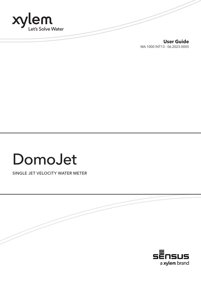 Xylem sensus DomoJet User manual