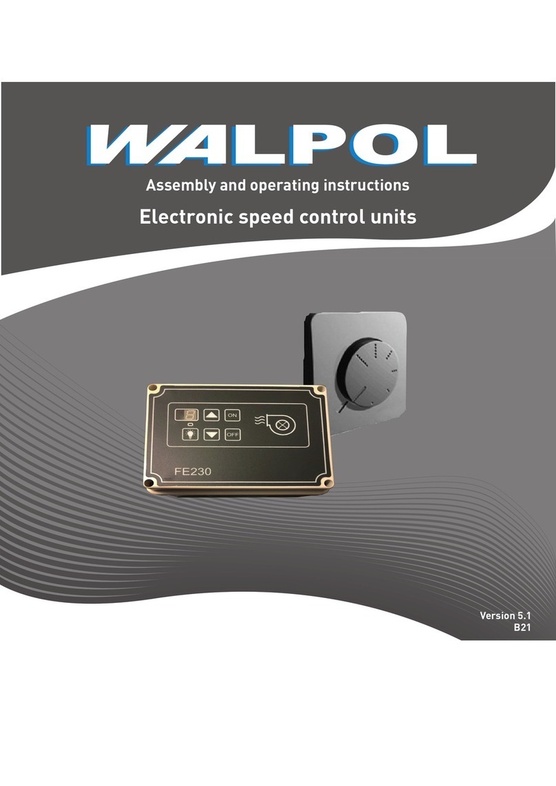 WALPOL DSE-1 Assembly and operating instructions