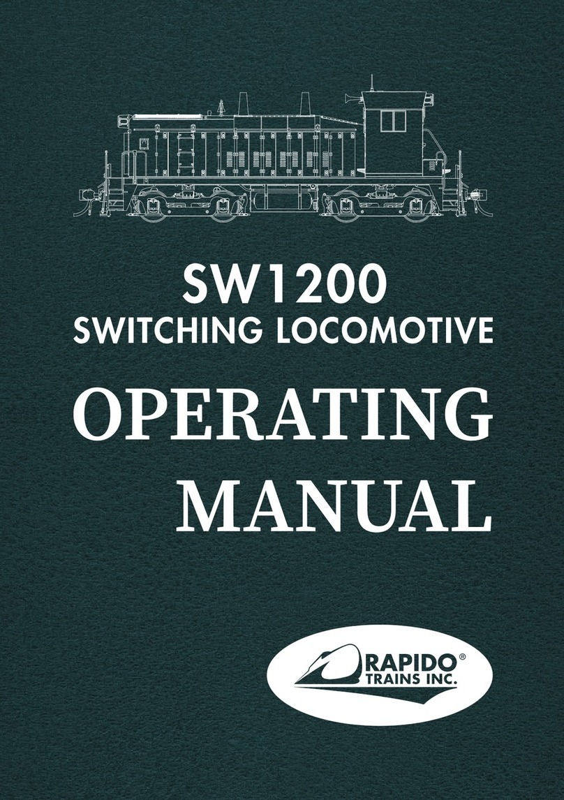 Rapido SW1200 operating manual