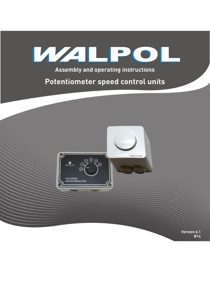 WALPOL WPO55 Assembly and operating instructions