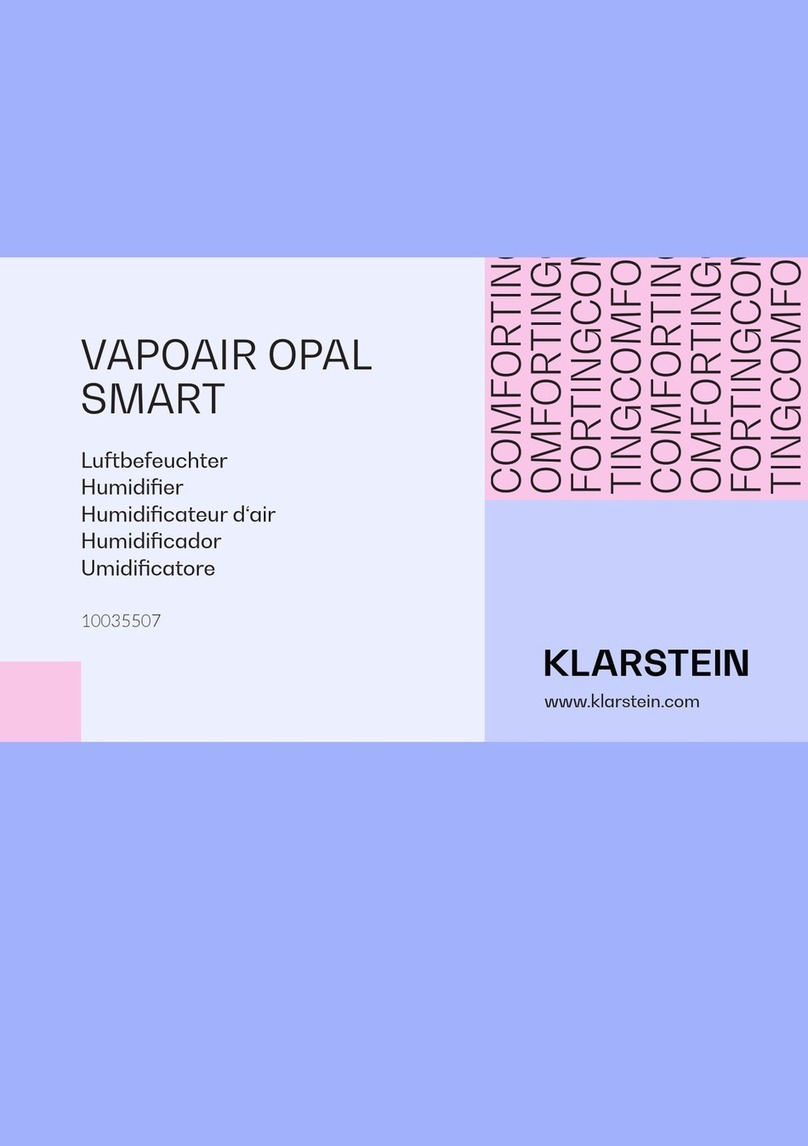 Klarstein VAPOAIR OPAL SMART User manual Klarstein VAPOAIR OPAL SMART User manual