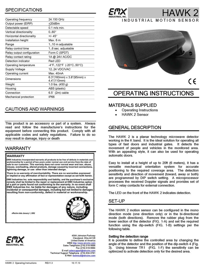 EMX HAWK 2 operating instructions