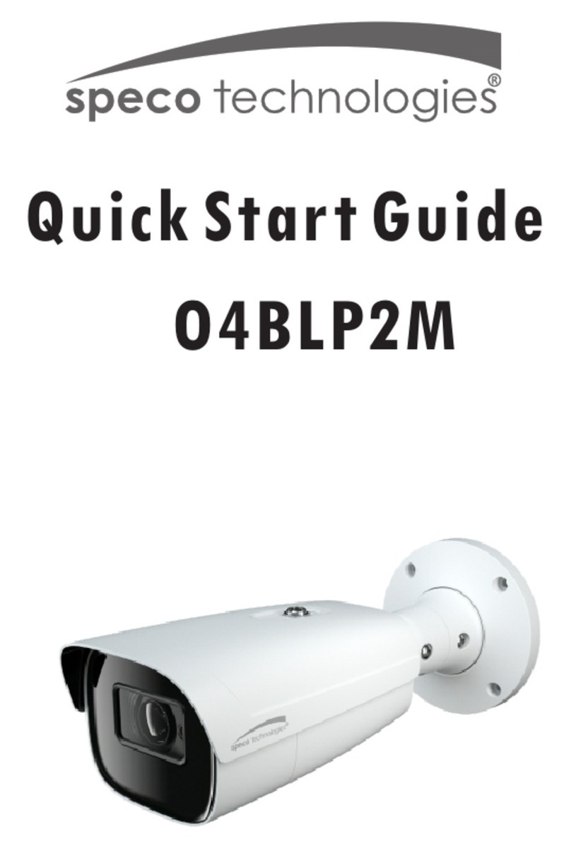 Speco O4BLP2M User manual
