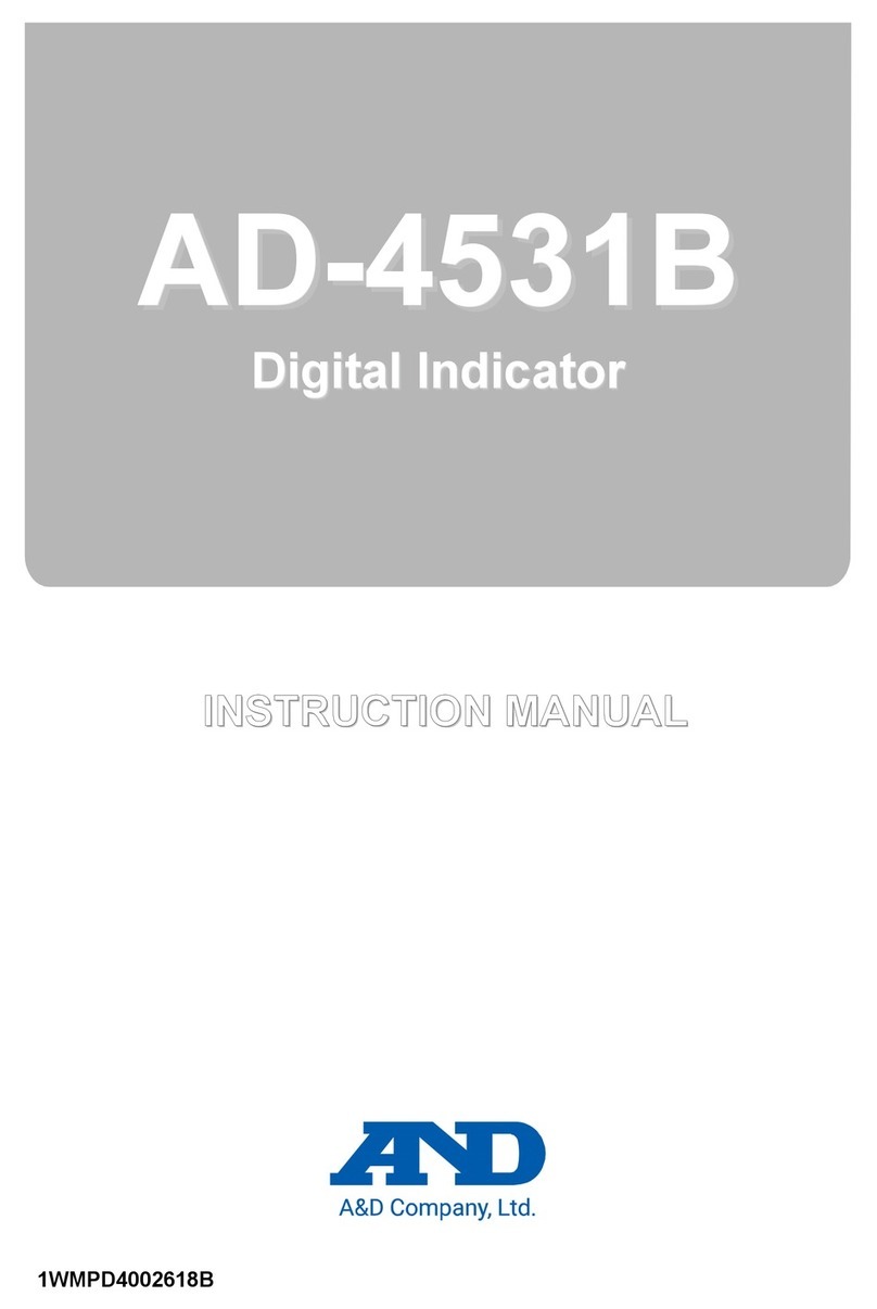 A&D AD-4531B User manual