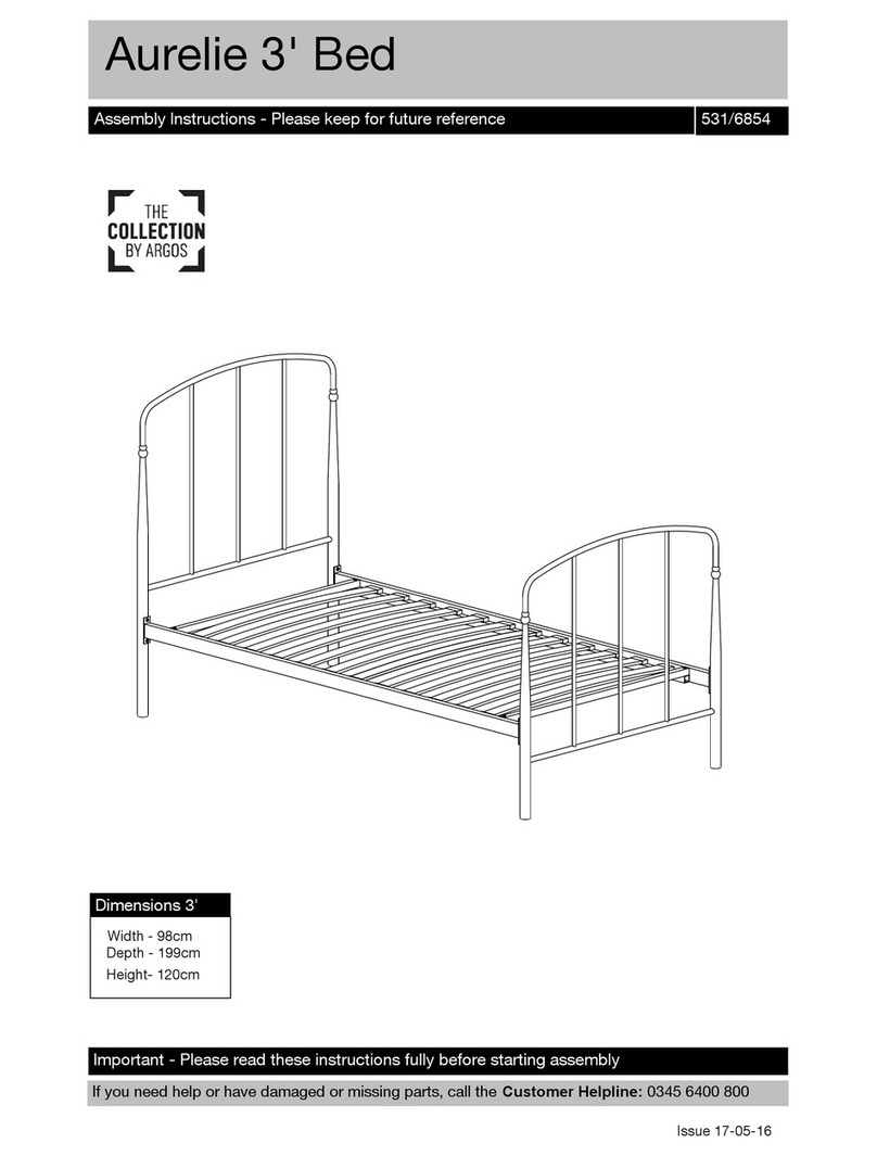Argos Aurelie 531/6854 Assembly lnstructions Argos Aurelie 531/6854 Assembly lnstructions