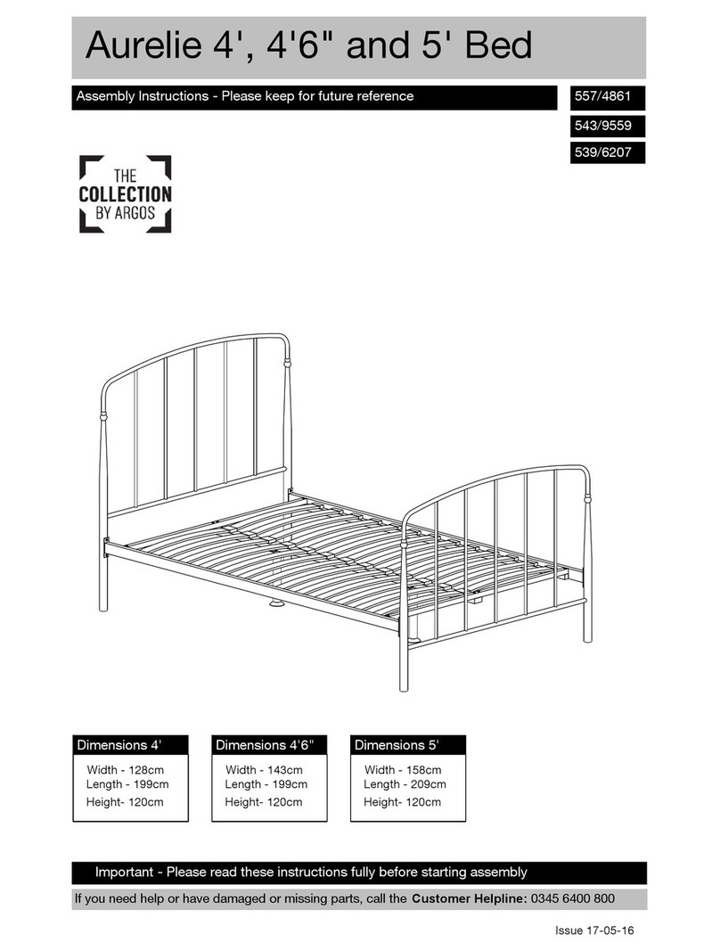 Argos Aurelie 557/4861 Assembly lnstructions