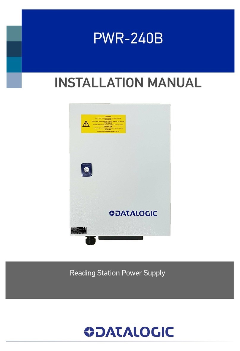Datalogic PWR-240B installation manual Datalogic PWR-240B installation manual