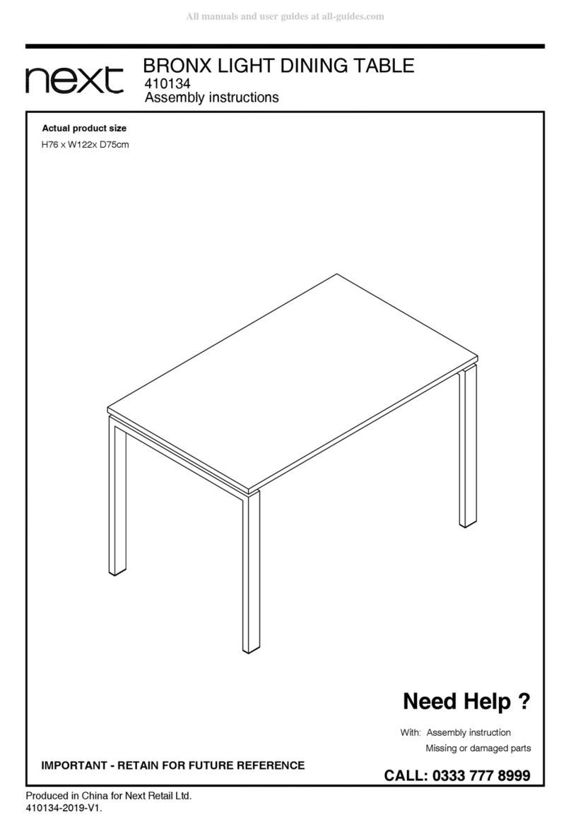 Next BRONX 410134 Assembly instructions