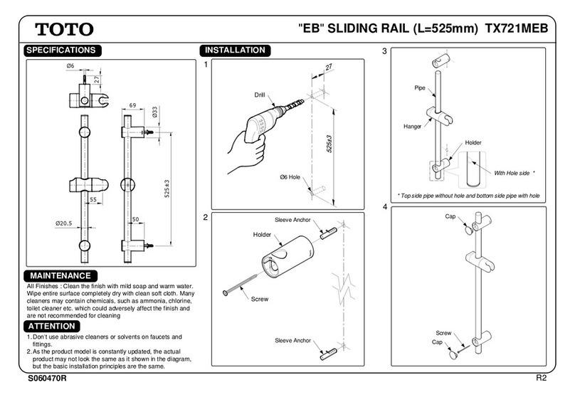 Toto EB TX721MEB User manual