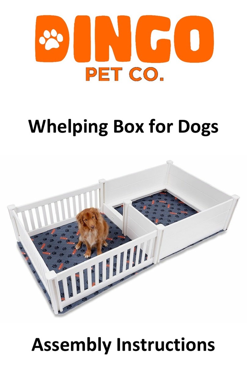 DINGO Whelping Box for Dogs Assembly instructions
