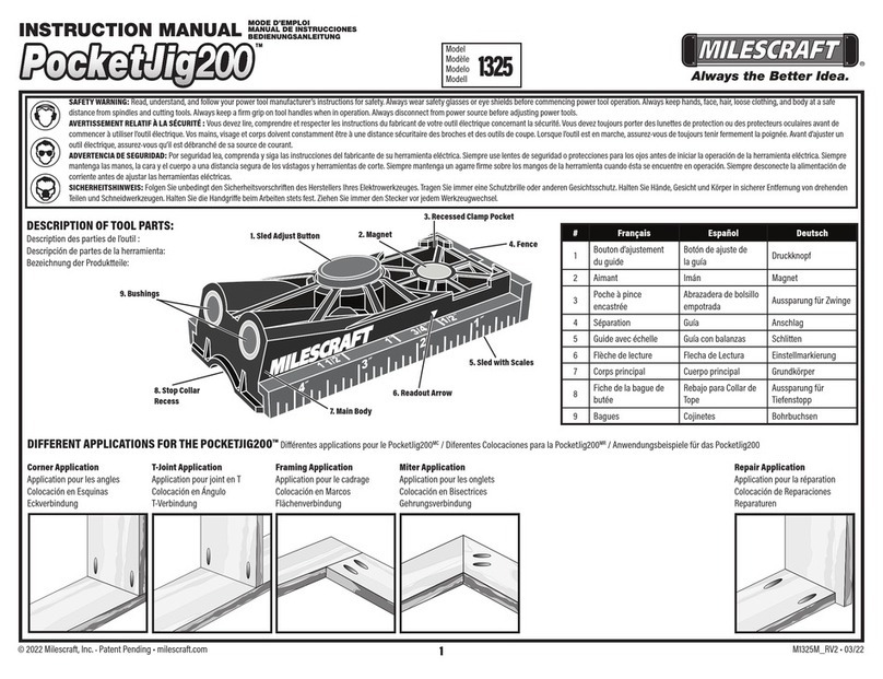 Milescraft PocketJig200 User manual