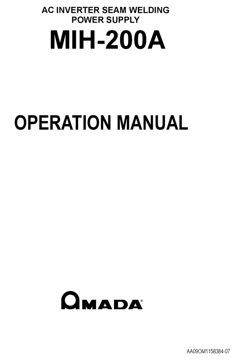 Amada MIH-200A User manual