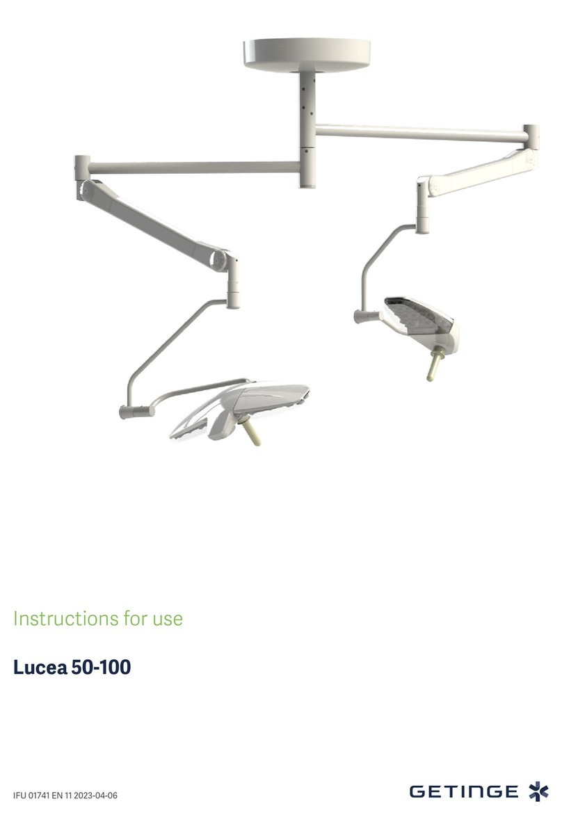Getinge Lucea 50 User manual