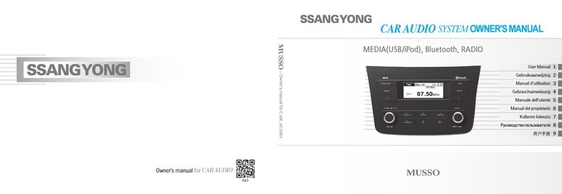 SSANGYONG MUSSO User manual