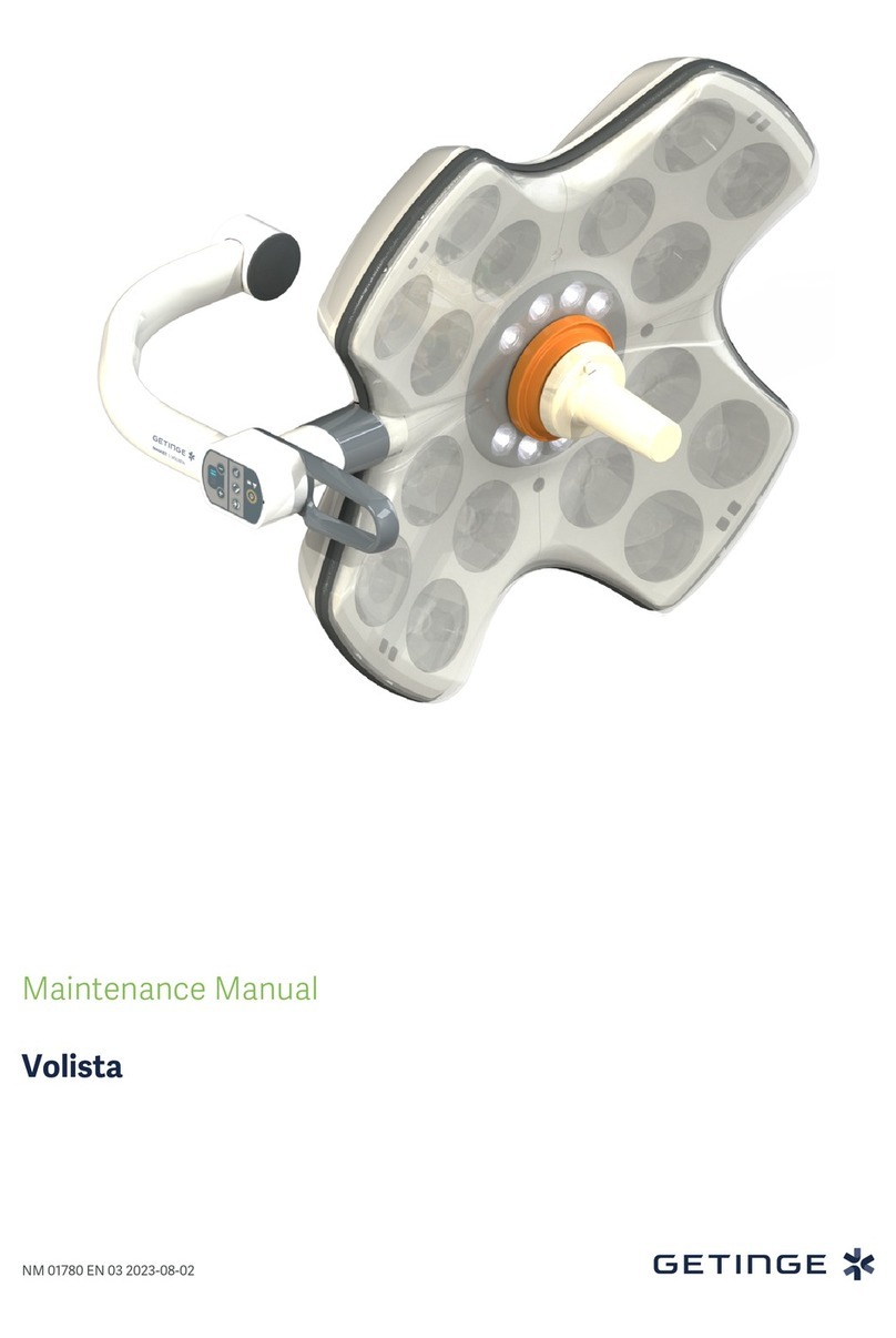 Getinge Volista User manual