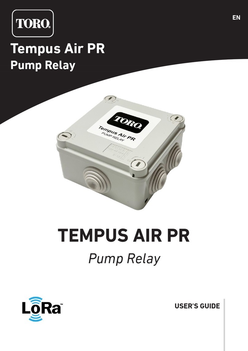 Toro TEMPUS AIR PR user guide